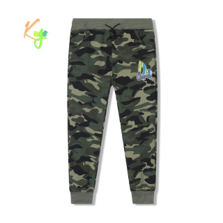 Chlapecké maskáčové tepláky Kugo ST8826 zelené